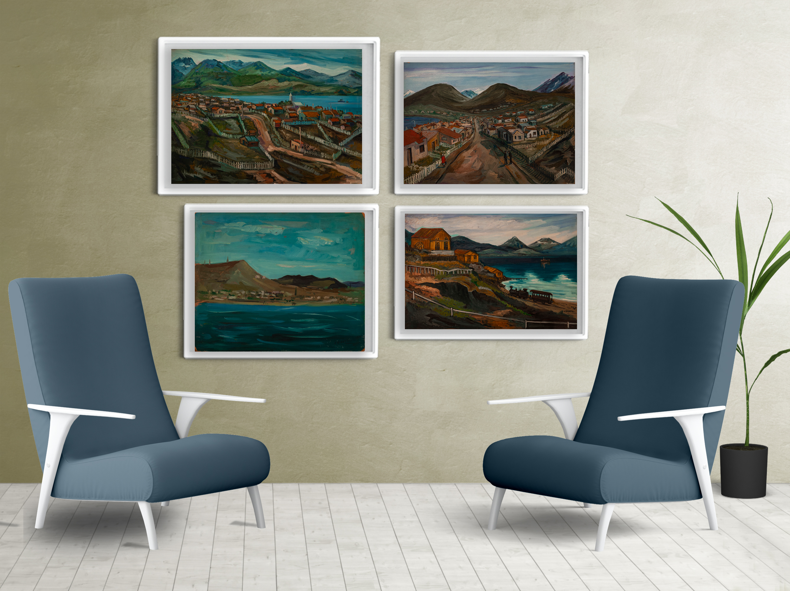 Living cuadro Malvinas 7